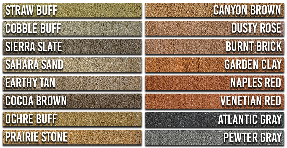 CurbColor™ Samples